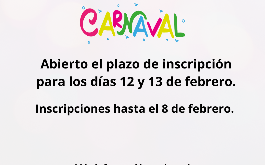 Programa Conciliamos Carnaval 2024