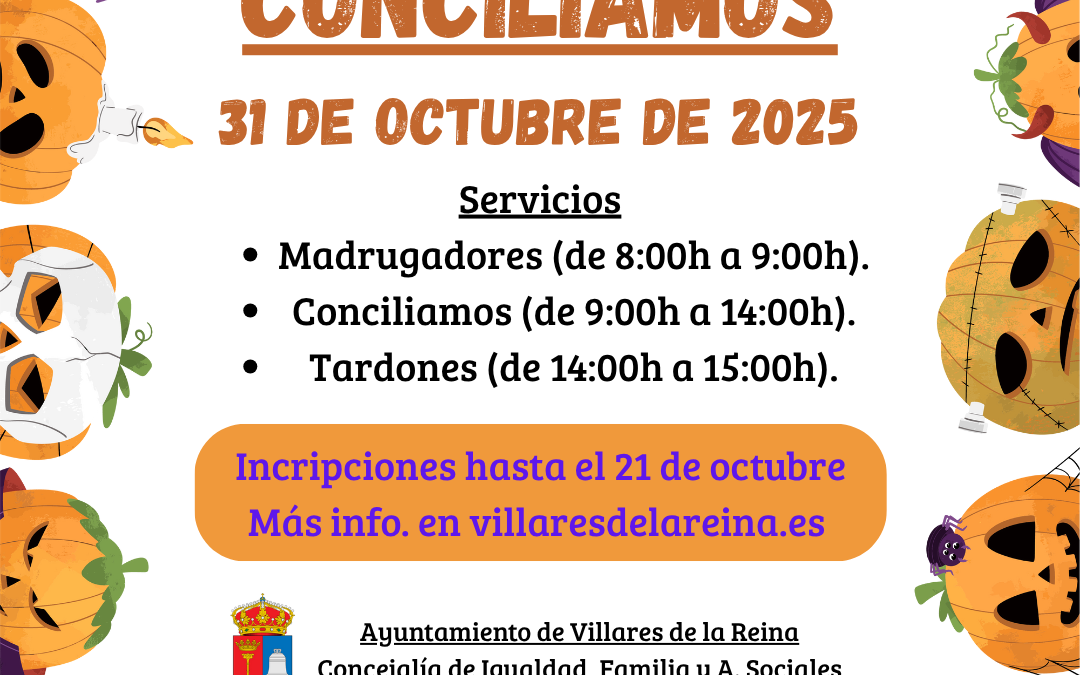 Abierto el plazo para Conciliamos Halloween 2025